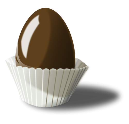Ilustracja wektorowa czekoladowe jaja