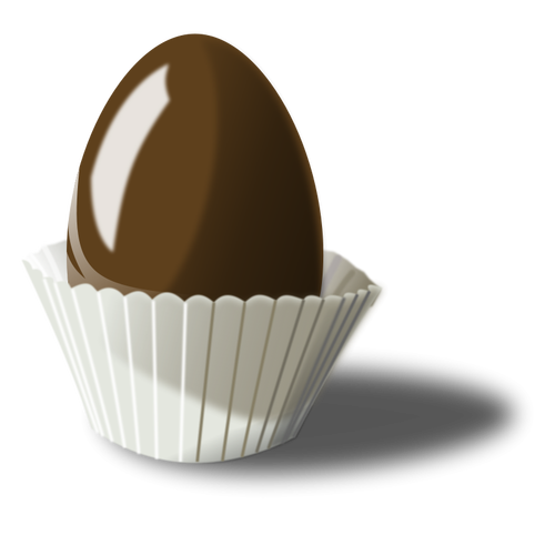 Vector Illustrasjon av sjokolade egg