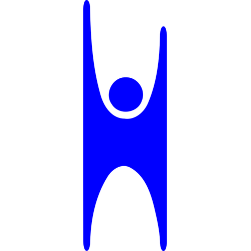 Emblema do homem azul