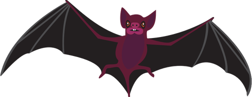 Lila Fledermaus