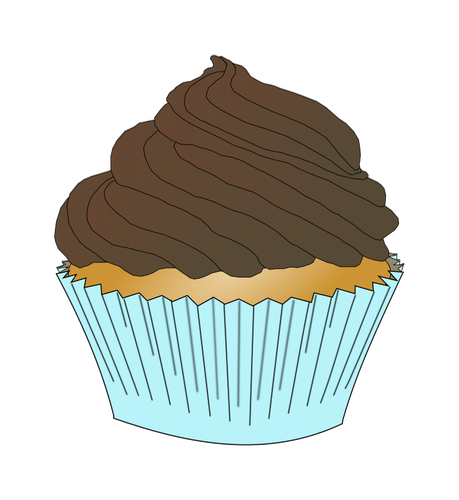 Glaseado de chocolate cupcake