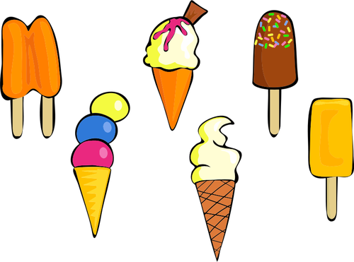 Different ice-creams