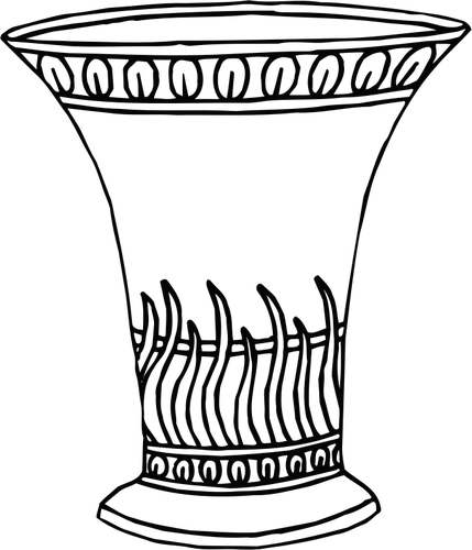 Vaso semplice disegno