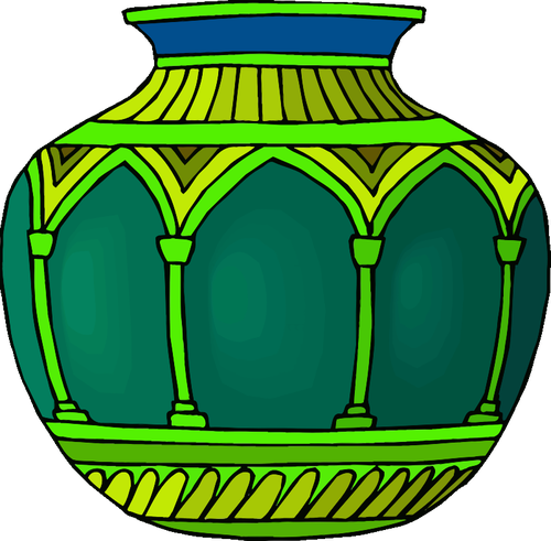 Green pot