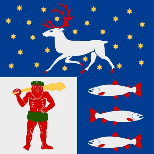 Flag of Vasterbotten