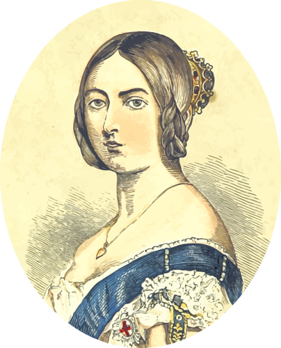 Image vectorielle de la Reine Victoria