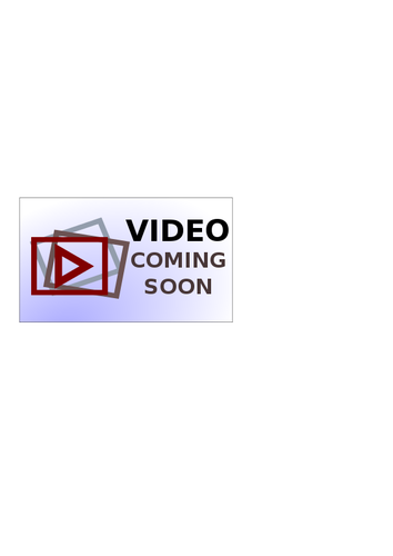 Video Coming Soon icoon vector afbeelding