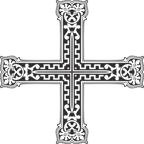 Kreuz mit Ornamenten