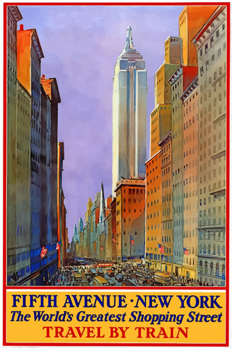 Affiche de la Cinquième Avenue