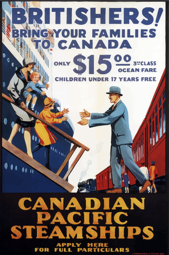Kanada turism affisch