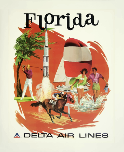 Florida reizen-poster