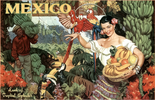 Мексиканские туризма плакат