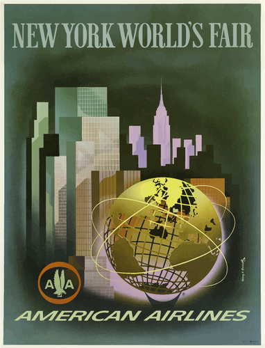 Cartel Feria de mundo de Nueva York