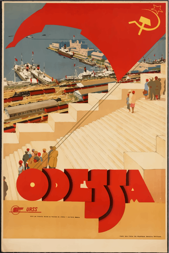 Perjalanan poster Odessa, Ukraina