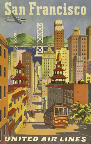 San Francisco poster vintage