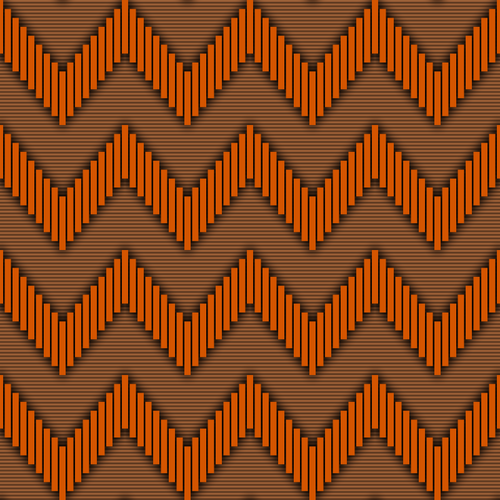 Retro wzór w odcieniach pomarańczowym