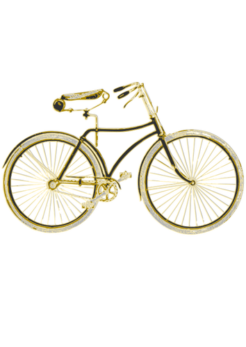 Vintage Altın Bisiklet