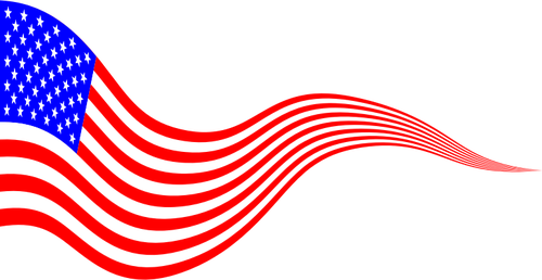 Amerikanska flaggan banner