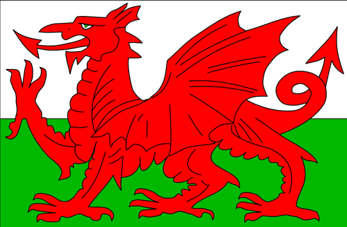Walesisk flagg