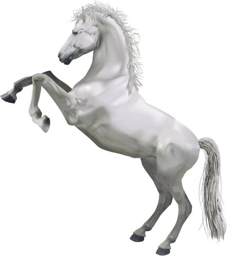 Vita hästen