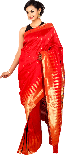 Kobieta w czerwonym Sari