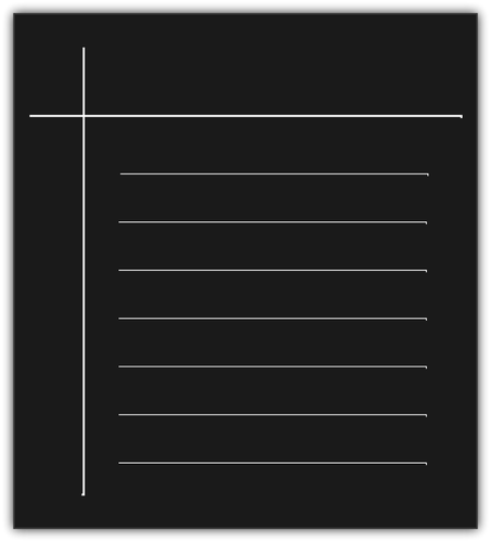 Monochrome word processor vector icon