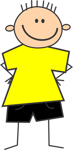 Tricou galben băiat