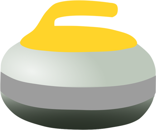 Curling rock