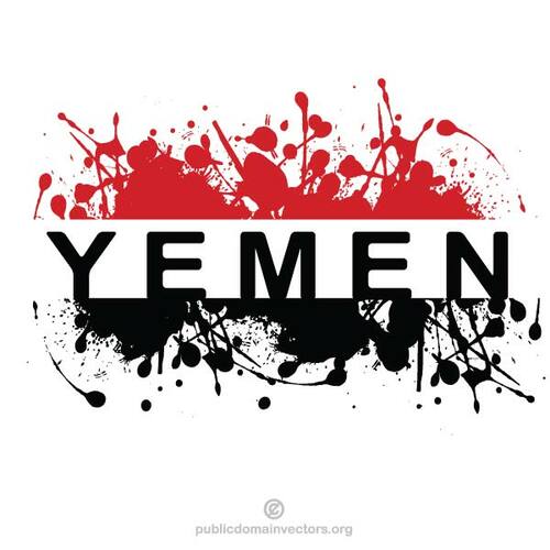 Symbole du drapeau au Yémen