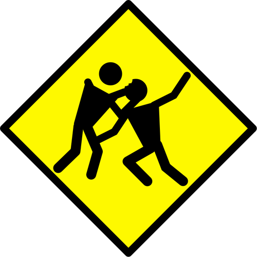 Ilustración del vector de señal de ruta de tráfico zombie