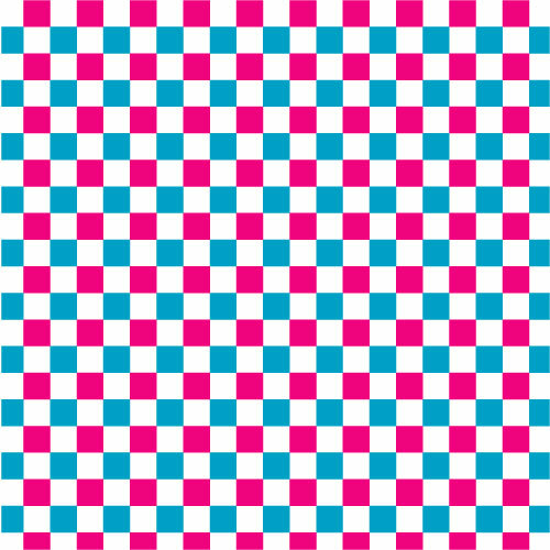 Checkered vector graphics with pink tiles