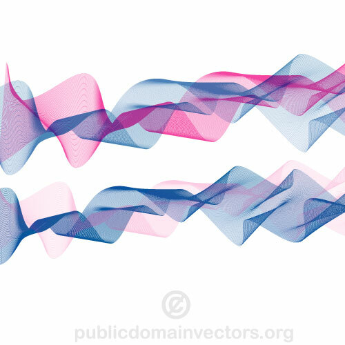 Les lignes fluides colorés vector clipart