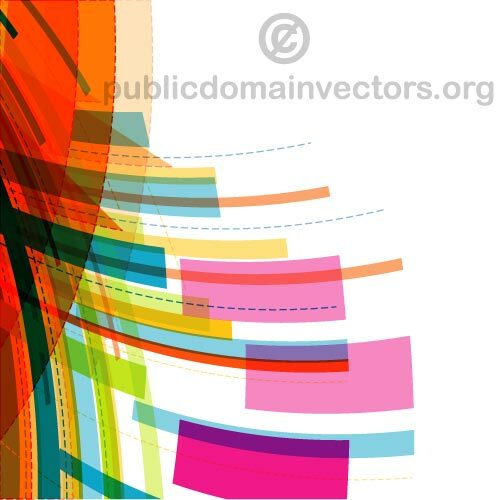 Ilustração vetorial abstrato colorido