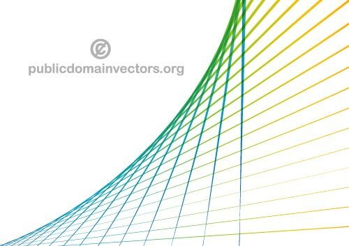 Las líneas brillantes antecedentes del vector