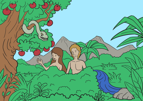 Adam et Eve en couleur