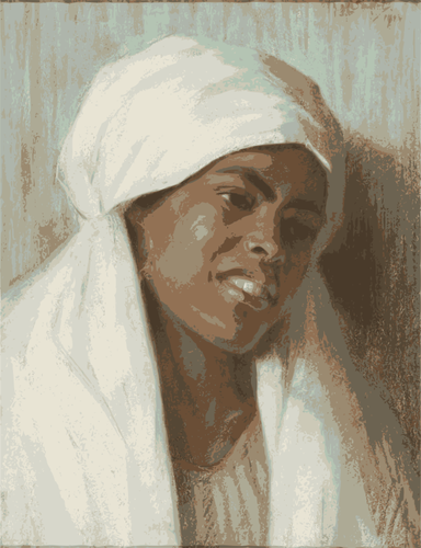 Africká žena Malování