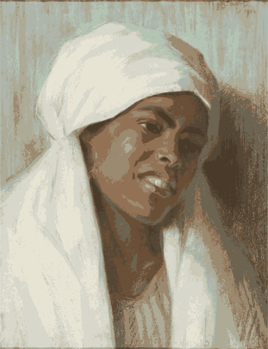 Pintura de mulher africana