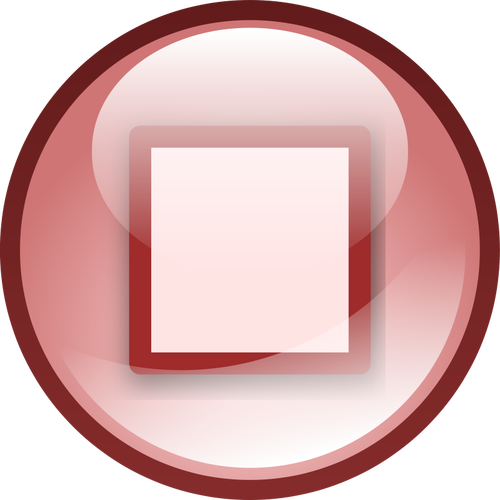 Imagen vectorial botón audio de rosa