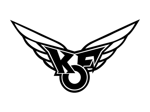 矢量图的 KF 翅膀标志