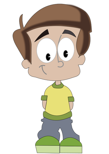 Boy vector graphics