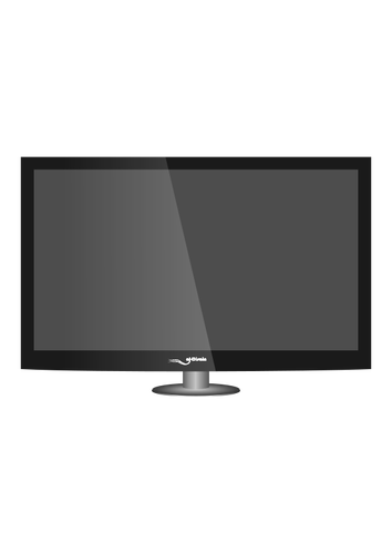 Plasma-TV-Vektor-ClipArt-Grafik