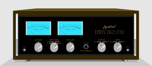 Amplificator de epocă vector imagine