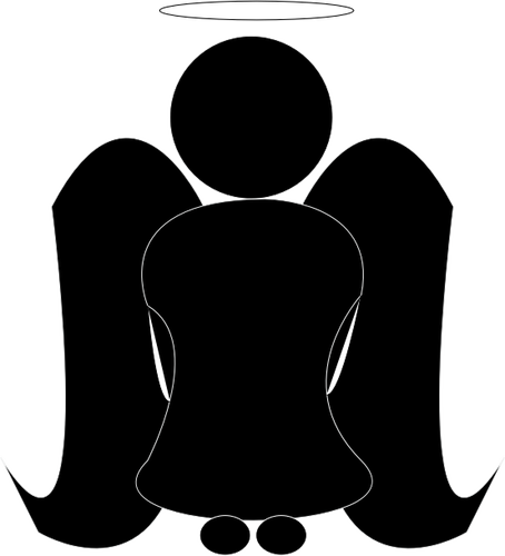 Engel-silhouette