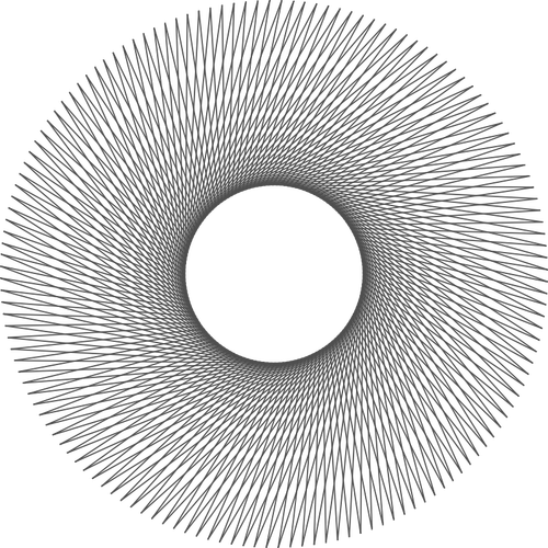 Vektorbild av geometriska aureo ritning