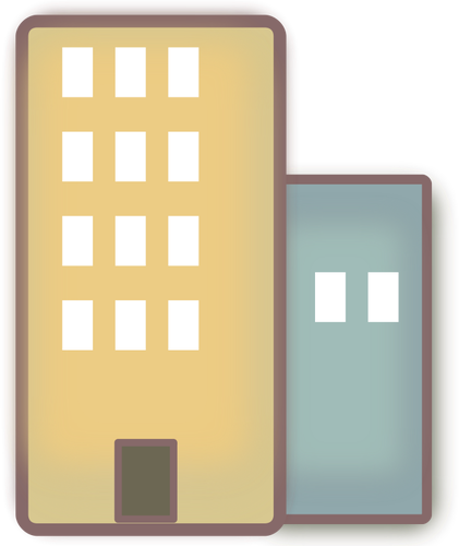 Vector graphics of icon for communal living