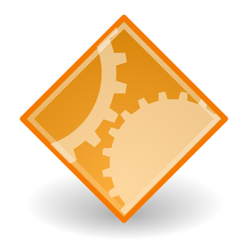 Oranje pictogram