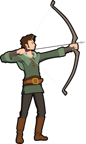 Archer vector illustration