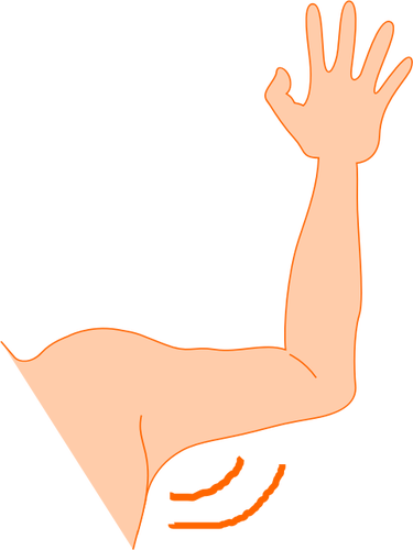 Vector graphics of arm pit