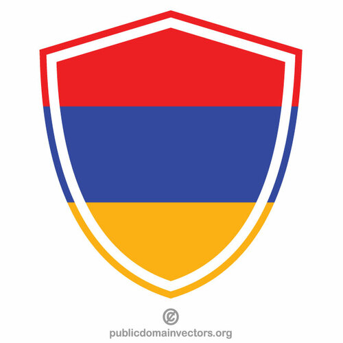 Armenisk flagga sköld