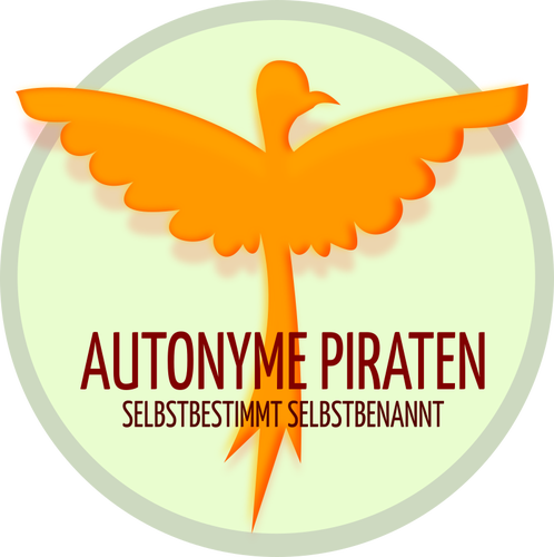 Autonymous piraţi semn în germană